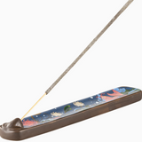 Ceramic Incense Burner with Koi Fish
