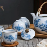 Cherry Blossom Tea Set - Pot & 4 Cups