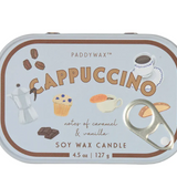 Cappuccino Bistro Tin Candle 4.5 oz Candle