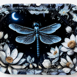 Moonlit Dragonfly Metal Tray