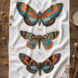 Vintage Moth Flour Sack Tea Towel