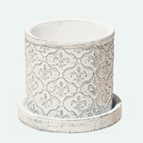 Balter Ceramic Pot And Saucer Set - 5 Colors