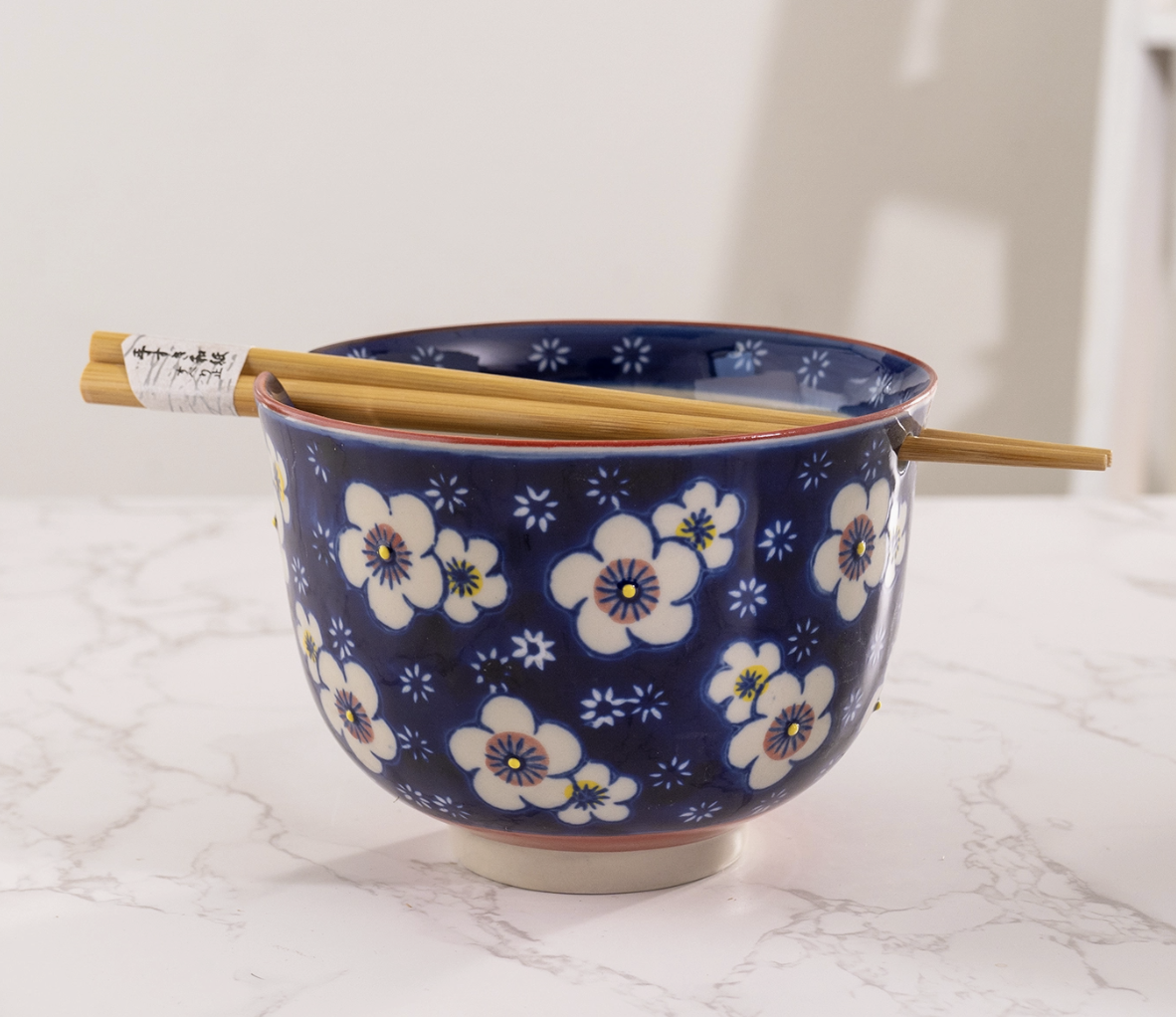 18oz Ramen Noodle Bowls with Chopsticks - 5 Styles