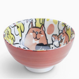 Bunch of Cats or Dogs Porcelain Bowl