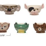 Ceramic Animal Head Shaped Bowl - 5 Styles