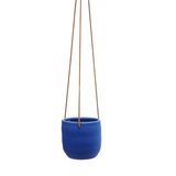 Hanging Planter with Leather Rope Hanger - 2 Sizes