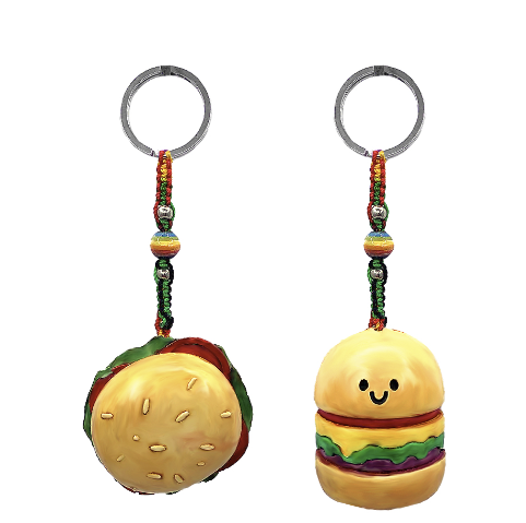 Handmade Food Keychains - 4 Styles
