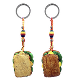 Handmade Food Keychains - 4 Styles