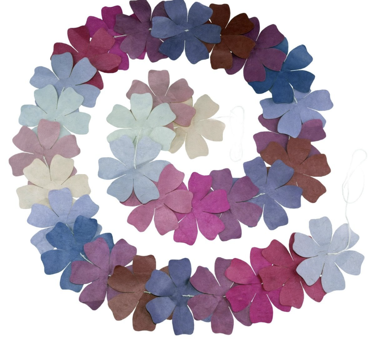 Fluttery Paper Flower Garland - 2 Styles