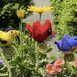Felted Garden Frond Friends - 12 Styles