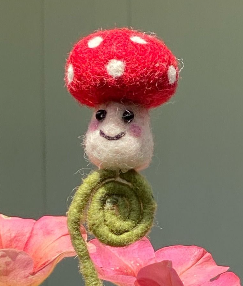 Felted Garden Frond Friends - 12 Styles