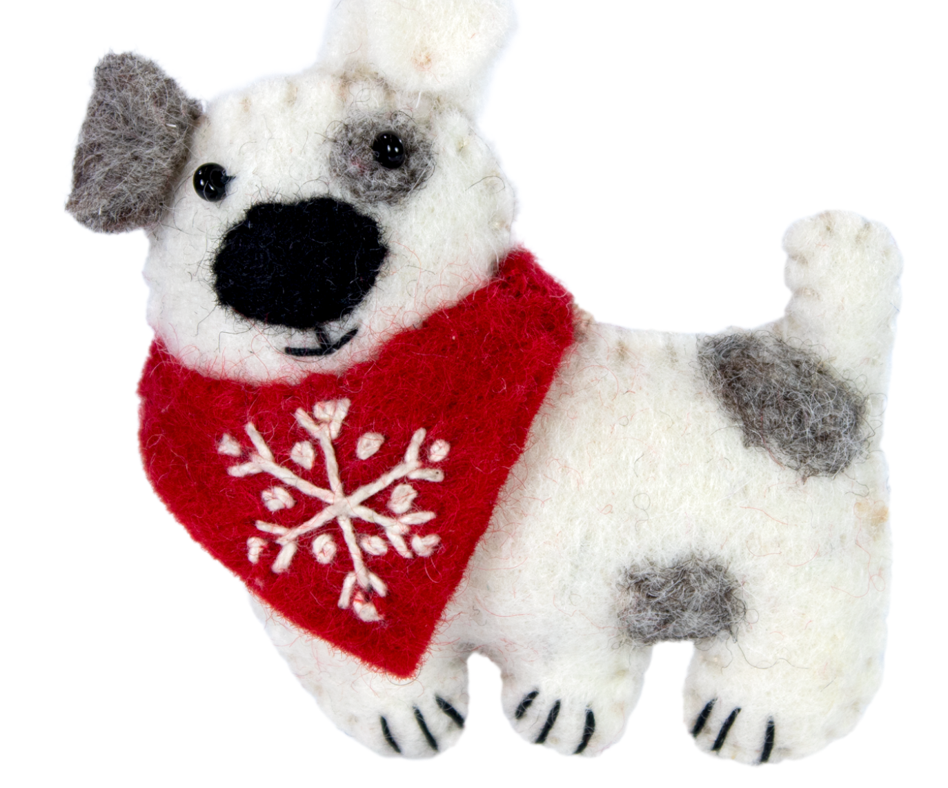 Snowflake Felt Ornaments - 5 Styles