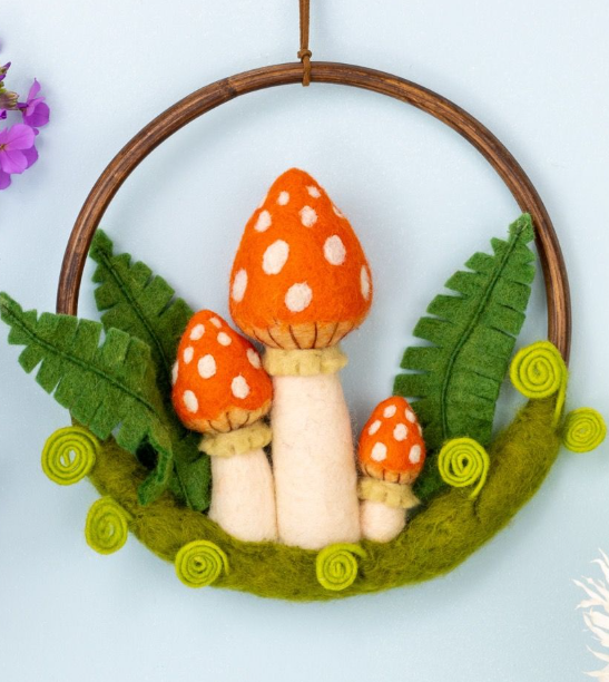 Felted Wool Forest Ring - 9 Styles