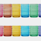 Hobnail Drinking Glasses  - 6 Colors/2 Sizes