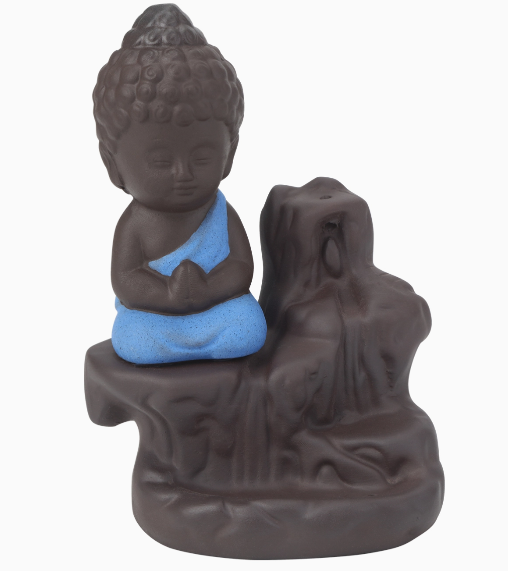 Back Flow Buddha Incense Burner
