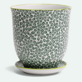 Liberte Porcelain Pot And Saucer - 8 Styles