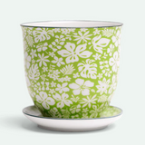 Liberte Porcelain Pot And Saucer - 8 Styles