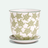 Liberte Porcelain Pot And Saucer - 8 Styles