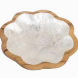 Teak and Shell Trinket Dish - 2 Styles