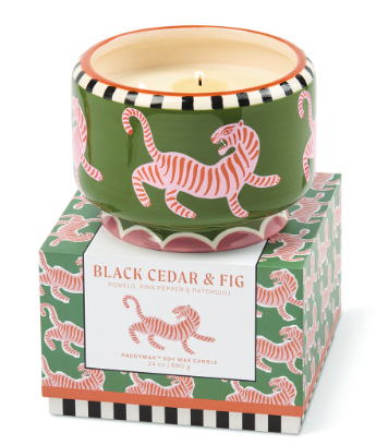 A Dopo "Tiger" Candle - Black Cedar & Fig - 2 Sizes