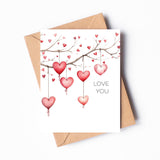 Love Tree Greeting Card