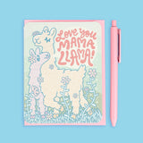 Mama Llama Greeting Card