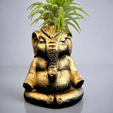 Meditating Elephant Planter