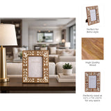 4 x 6 Wooden Petals Photo Frame