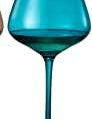 Jewel Colored Crystal Wine Glass - 6 Colors