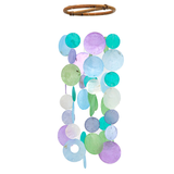 Capiz Chime Small Round | Wisteria