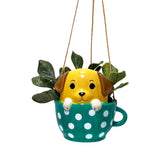 Pups In Cups Mini Hanging Planters - 3 Styles