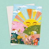 Sun Thank You Card