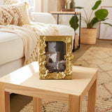 4 x 6 Gold Resin Spring Time Frame