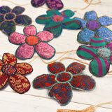 String of Recycled Sari Flower Garland