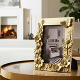 4 x 6 Gold Resin Spring Time Frame