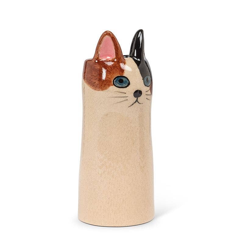 Skinny Cat Vase-6"H