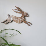 Celestial  Rabbit Wood Wall Art