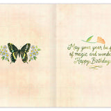 Autumn Flutter Birthday Card