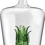 Tequila Decanter Set With Agave Decanter and 6 Agave Glasses