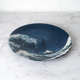 Kanagawa Great Wave 10" Porcelain Dinner Plate