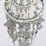 White Capiz Shell and Mirror Wind Chime