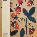 Berries Embroidered Journal Notebook