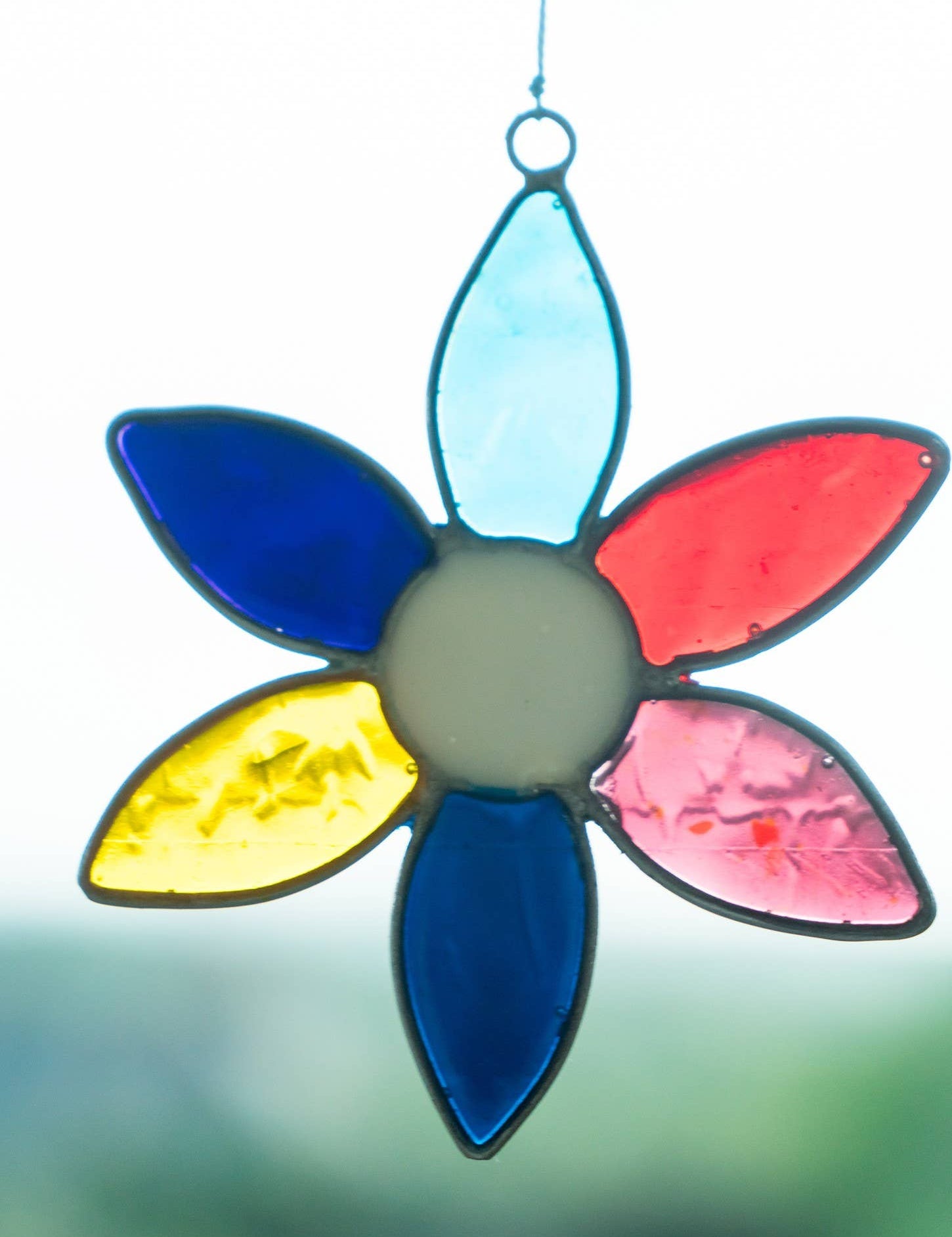 Multi Colour Flower Suncatcher - 3 Colors