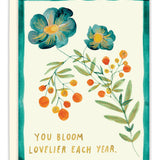 Bloom Lovelier Birthday Card