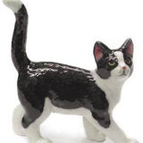 Tuxedo Kitten Northern Rose Porcelain Mini Figurine