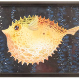 Alina Chau Watercolor Pufferfish "8x11"