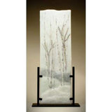 Snow Fence Glass Frit Painting