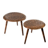 Anastasia Carved Side Table - 2 Styles