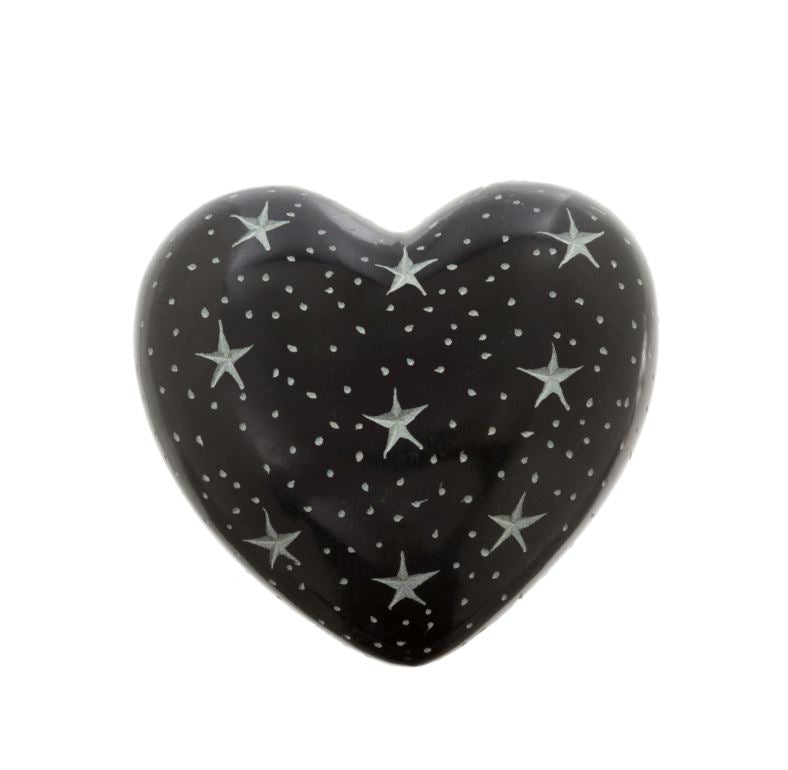 Twilight Soapstone Heart -2 Sizes