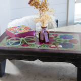 Folk Floral Wooden Riser - 3 Sizes
